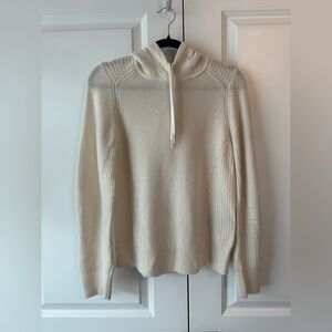 Rag & Bone Women’s Pierce Cashmere Hoodie Ivory (Size XS)